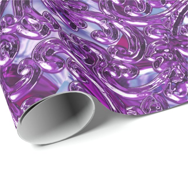 Château Vera Baroque 12 Elegance Wrapping Paper Geschenkpapier (Rolleneckpunkt)