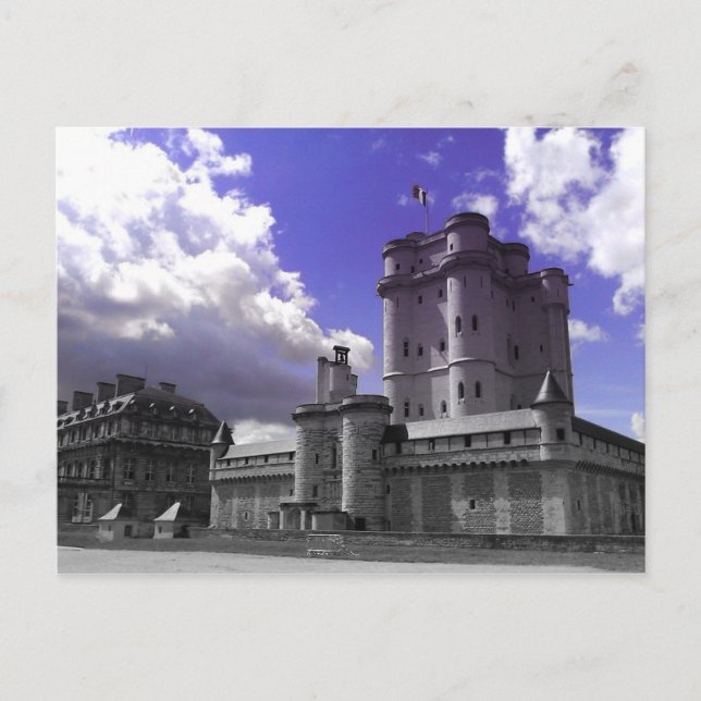 Chateau Vincennes, Paris Postkarte (Vorderseite)
