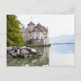 Chateaux Chillon Schweiz Postcard Postkarte