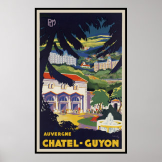 Chatel-Guyon Auvergne Poster