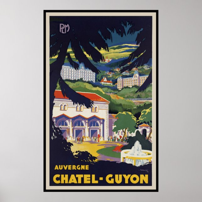 Chatel-Guyon Auvergne Poster (Vorne)