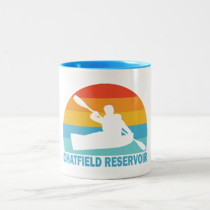 Chatfield Reservoir Colorado Kajak Zweifarbige Tasse