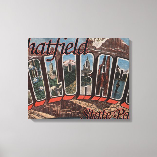 Chatfield Staat Park, Colorado Leinwanddruck (Vorderseite)