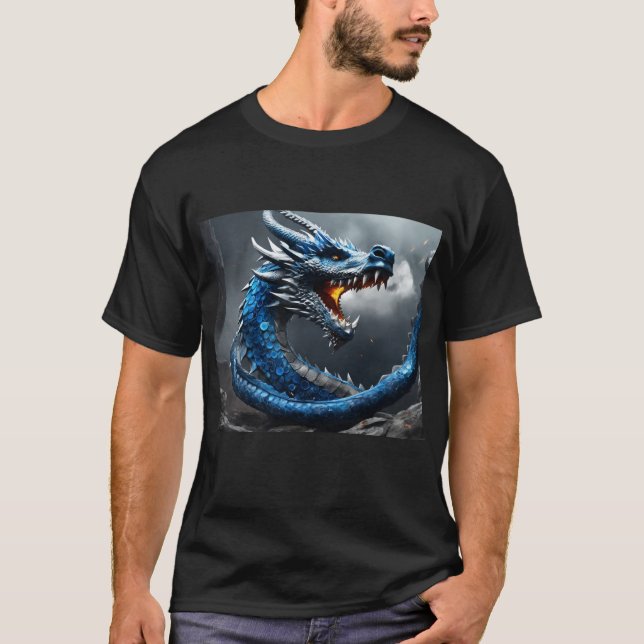 ChatGPT Sie haben gesagt: Chinesischer Drache Bech T-Shirt (Vorderseite)
