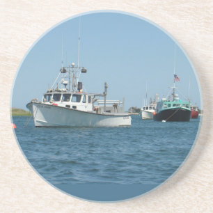 Chatham Harbour Boats Sandstein Untersetzer