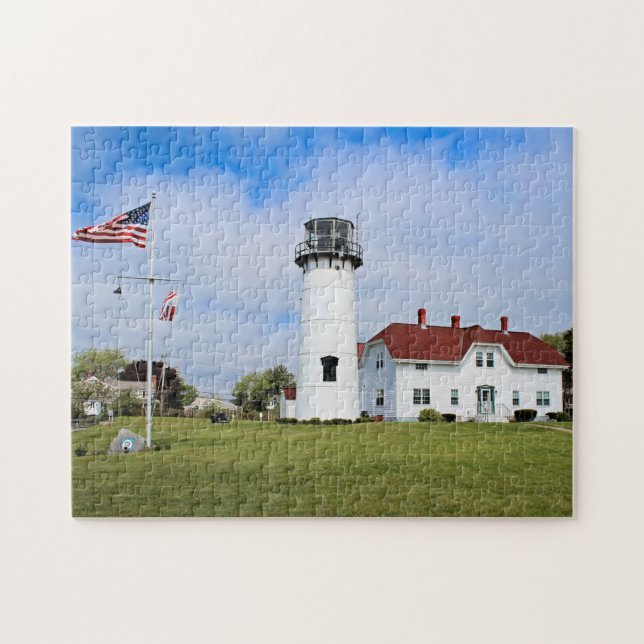 Chatham Leuchtturm, Cape Cod Massachusetts Puzzle (Horizontal)