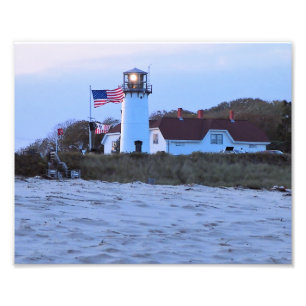 Chatham Lighthouse Cape Cod MA Foto Print