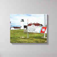 Chatham Lighthouse, Cape Cod, MA Wrapped Canvas
