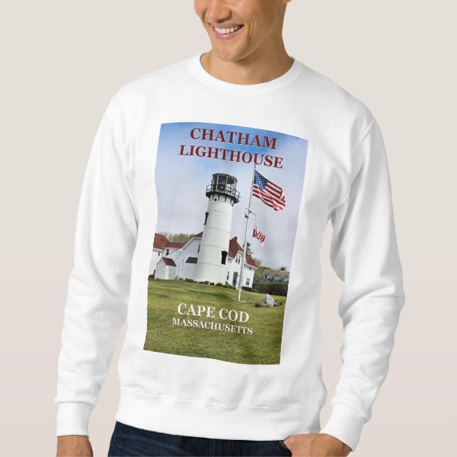 Chatham Lighthouse, Cape Cod Sweatshirt (Vorderseite)