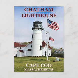 Chatham Lighthouse, Massachusetts Postcard Postkarte