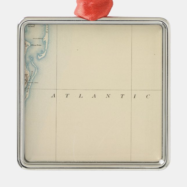 Chatham, Massachusetts Silbernes Ornament (Vorne)