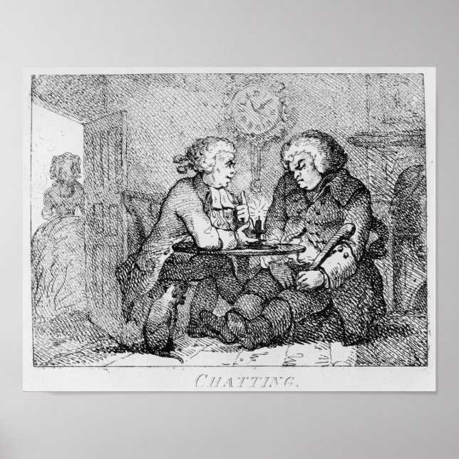 Chating, Illustration Poster (Vorne)