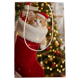 chaton noëls  mittlere geschenktüte
