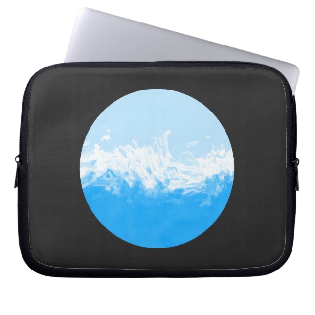ChatPG Ocean Sphere Laptopschutzhülle (Vorderseite)