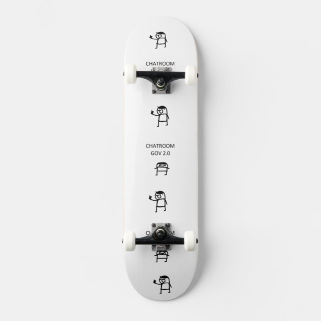 Chatroom Gov 2.0 Skateboard (Vorderseite)