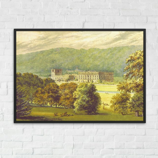 Chatsworth Derbyshire Jane Austen Darcy Pemberly Poster (Von Creator hochgeladen)
