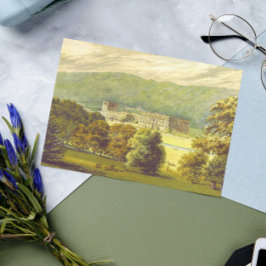 Chatsworth Derbyshire Jane Austen Darcy Pemberly Postkarte
