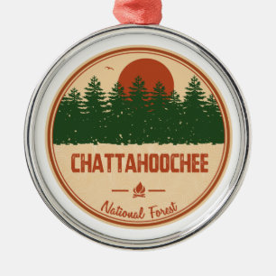Chattahoochee National Forest Ornament Aus Metall
