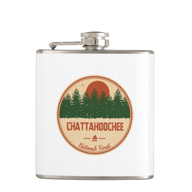 Chattahoochee-Nationalwald Flachmann (Vorderseite)