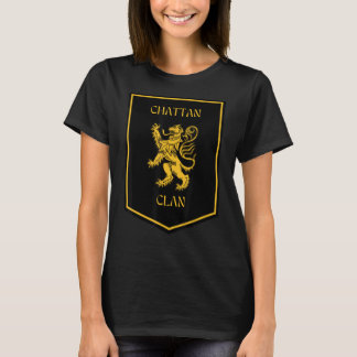 Chattan Clan Scottish Lion Abzeichen T-Shirt