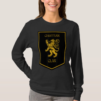 Chattan Clan Scottish Lion Abzeichen T-Shirt