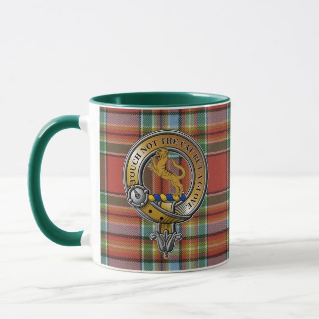 Chattan Tartan & Abzeichen Tasse (Links)