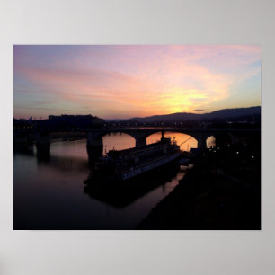 Chattanooga bei Sunset Poster