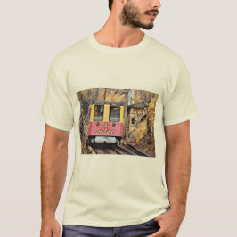 Chattanooga Bergbahn Abstieg Ölgemälde T-Shirt