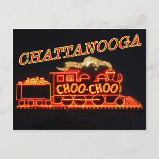 Chattanooga Choo Choo Neonzeichen Postkarte