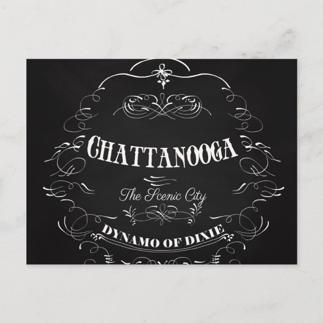 Chattanooga City Tennessee - Die Landschaftliche S Postkarte (Vorderseite)