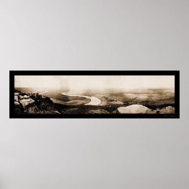 Chattanooga Foto 1864 Poster (Vorne)