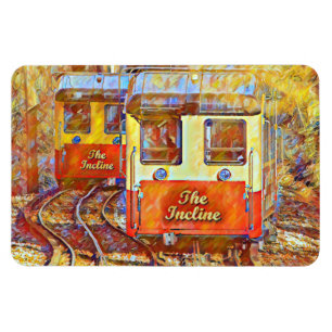 Chattanooga Incline Railway Midpoint Malerei Magnet