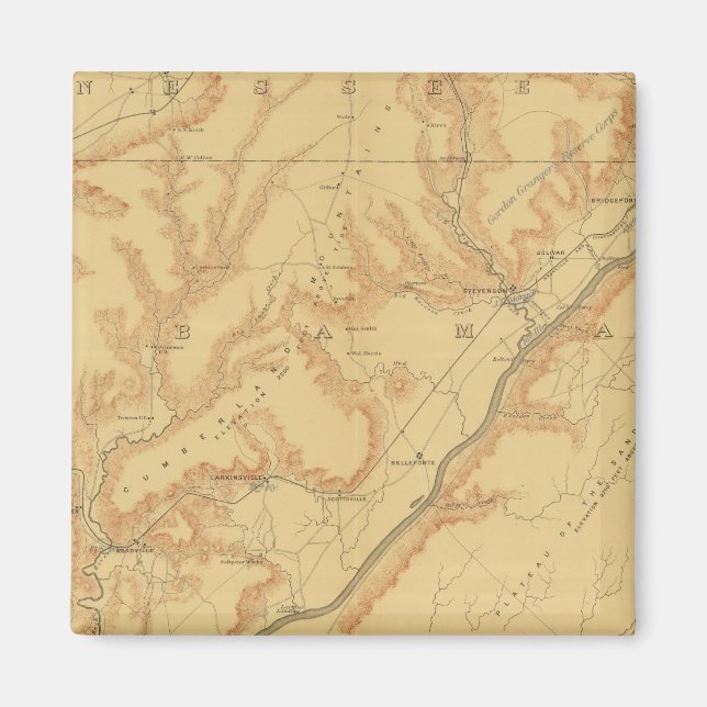 Chattanooga-Kampagne 3 Magnet (Vorne)