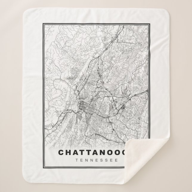 Chattanooga Karte Sherpadecke (Vorderseite)