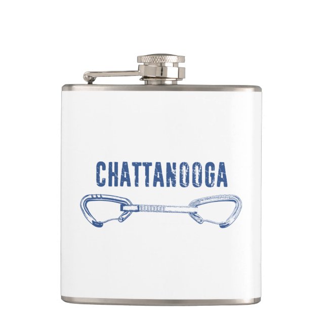 Chattanooga Klettern Schnellziehen Flachmann (Vorderseite)