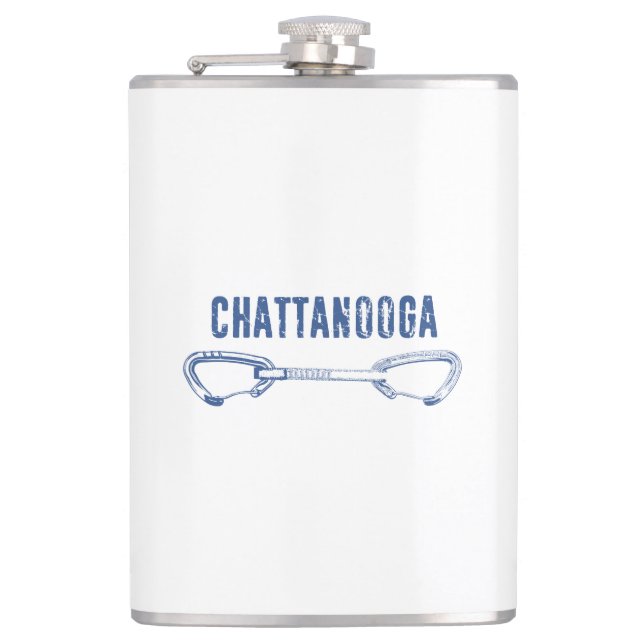 Chattanooga Klettern Schnellziehen Flachmann (Vorderseite)
