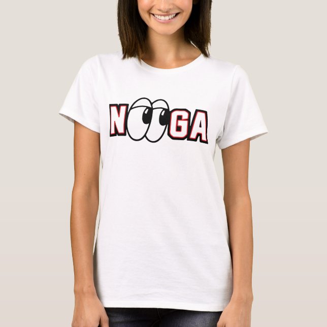 Chattanooga Lookouts Nooga Roter T - Shirt (Vorderseite)