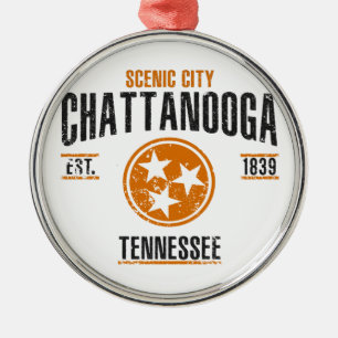 Chattanooga Silbernes Ornament