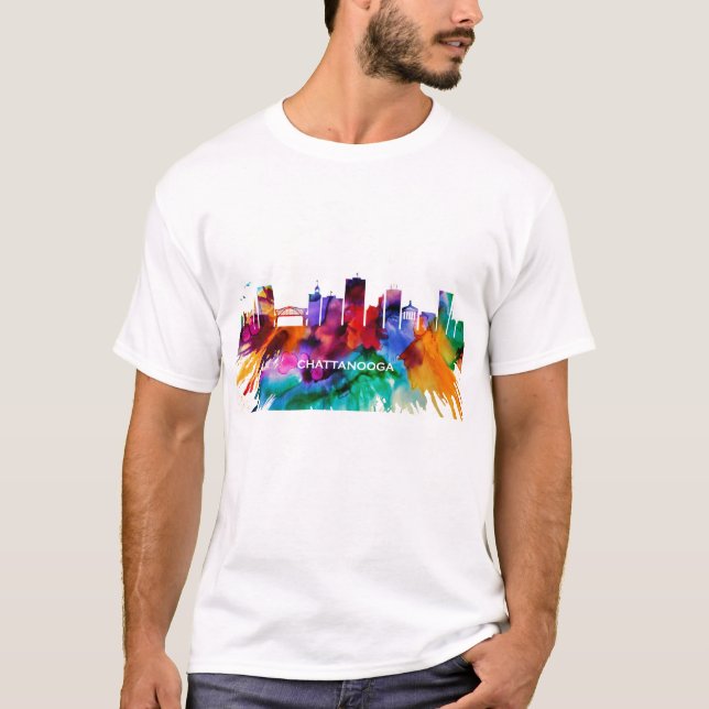 Chattanooga Skyline T-Shirt (Vorderseite)