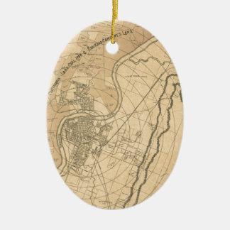 Chattanooga Tennessee 1870 Keramikornament