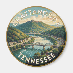 Chattanooga Tennessee Appalachen Flussszene Magnet