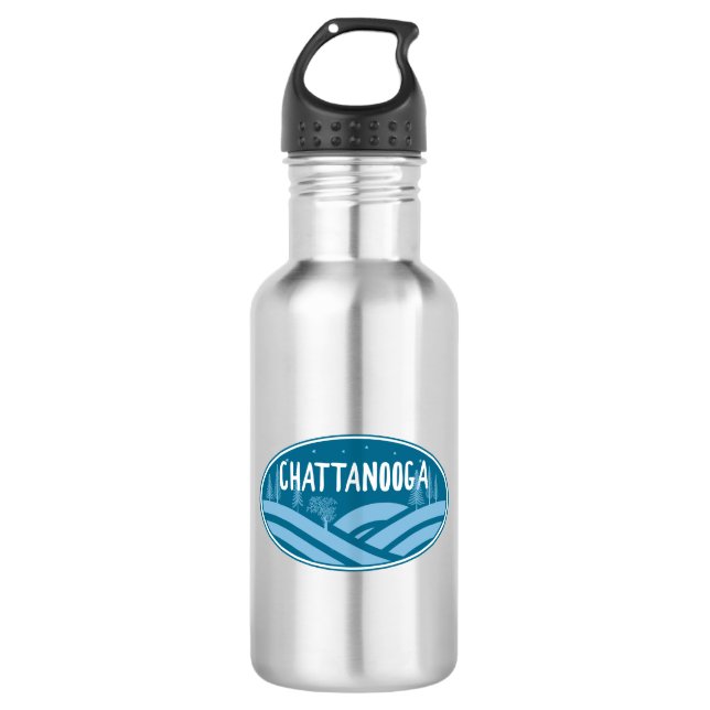 Chattanooga Tennessee Außenbereich Edelstahlflasche (Vorderseite)