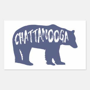 Chattanooga Tennessee Bear Rechteckiger Aufkleber