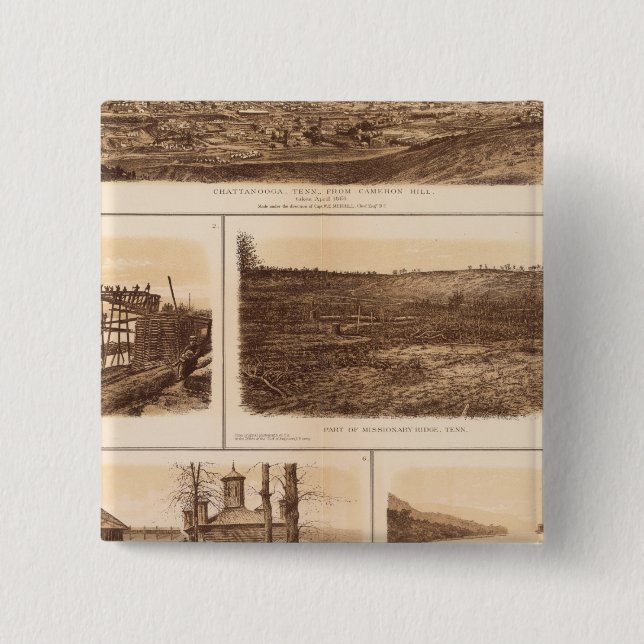 Chattanooga Tennessee Button (Vorderseite)