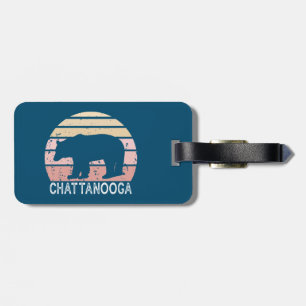 Chattanooga Tennessee Retro Bär Gepäckanhänger
