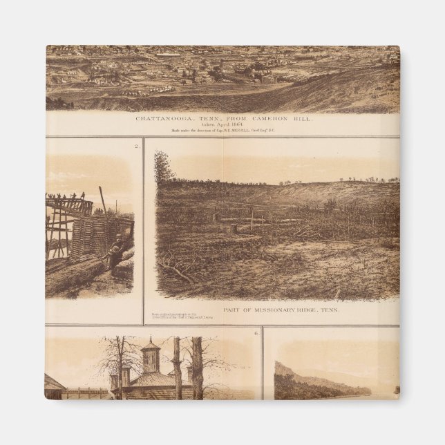 Chattanooga Tennessee River Magnet (Vorne)