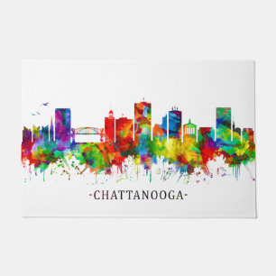 Chattanooga Tennessee Skyline Fußmatte