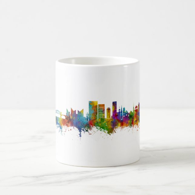 Chattanooga Tennessee Skyline Kaffeetasse (Mittel)