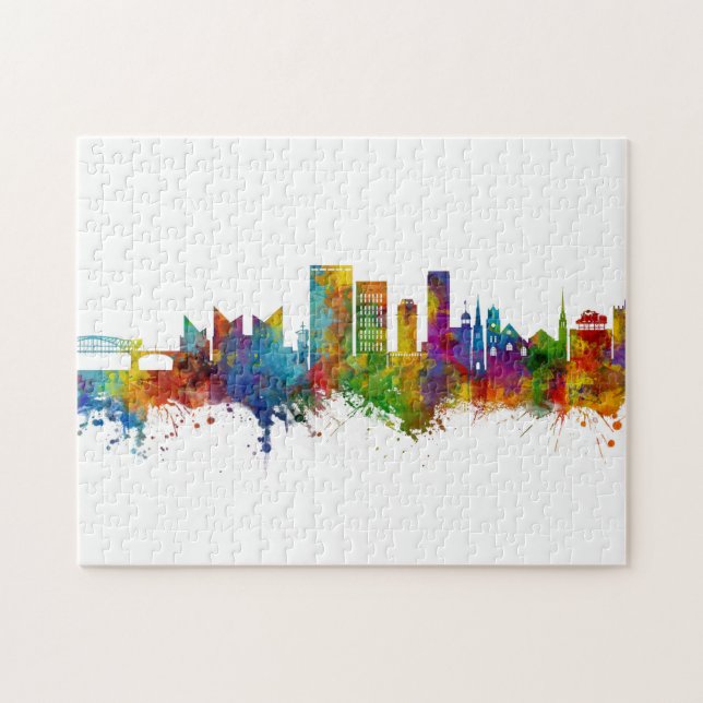 Chattanooga Tennessee Skyline Puzzle (Horizontal)
