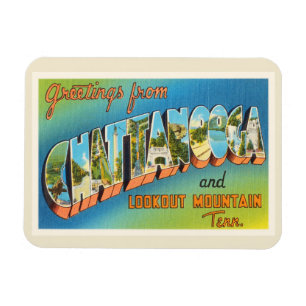 Chattanooga Tennessee TN Wandern neben dem Wasser Magnet
